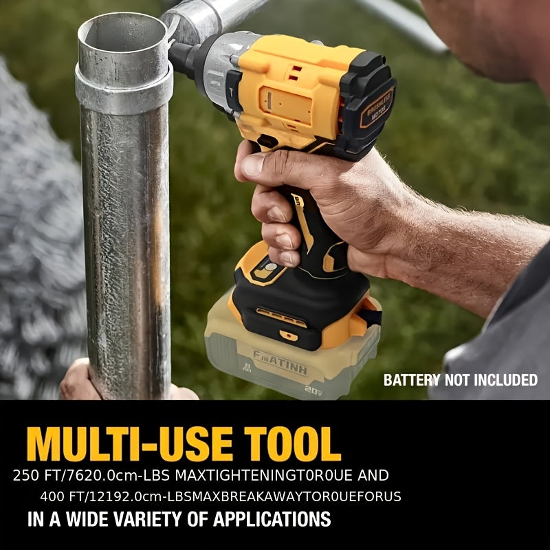 Cordless Impact Wrench 1/2 Inch – 317 Ft-lb Brushless Motor, 3600 RPM High Torque, Ergonomic Grip | Portable Power Tool for Cars, Trucks & Lawn Mowers (Battery Not Included)
