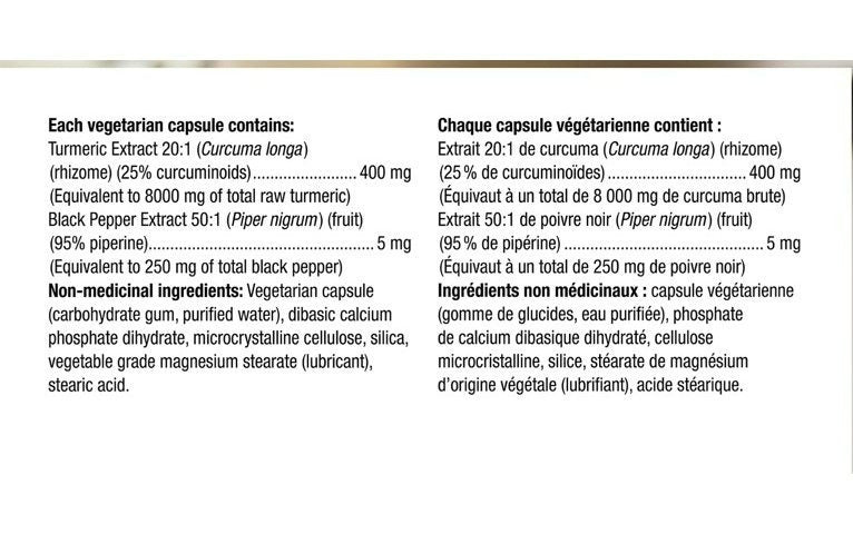 Turmeric Curcumin with Black Pepper 8000mg – High Absorption 60 Capsules, Antioxidant & Anti-Inflammatory Support, Joint & Immune Health Supplement for Men & Women | ShopVora CA