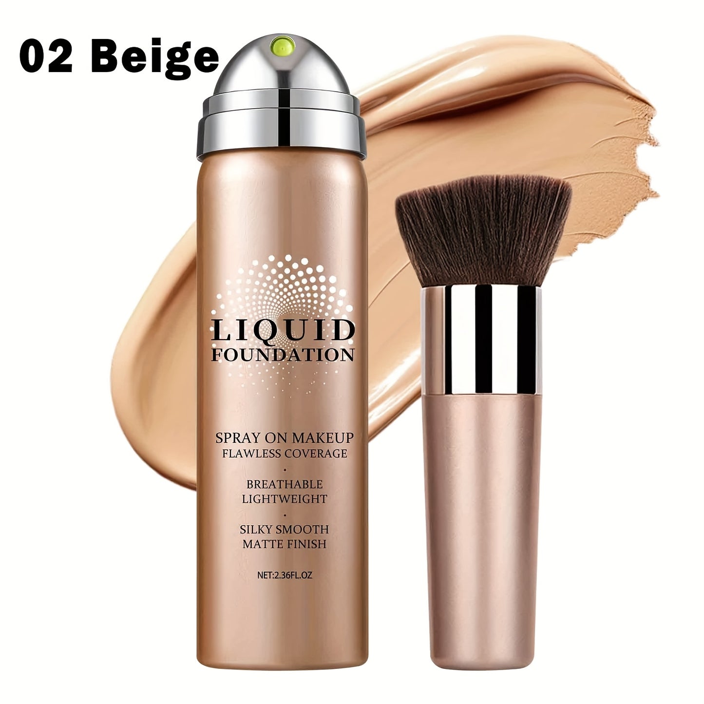 Full Coverage Liquid Foundation CC Cream – Long-Lasting Flawless Matte Face Makeup for All Skin Tones | Buildable Coverage Foundation