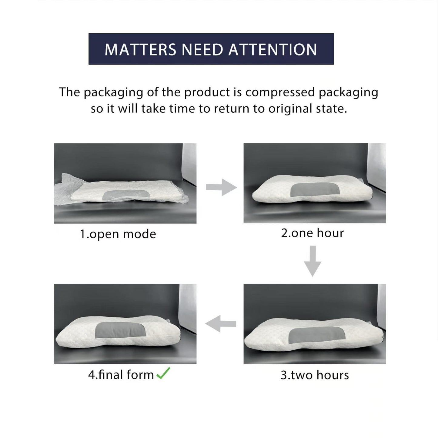 Ergonomic Contour Neck Pillow 2-Pack – Orthopedic Cervical Support Pillow with Removable Zippered Cover, Breathable Fabric, All-Season Sleeping Comfort for Neck & Shoulder Pain Relief