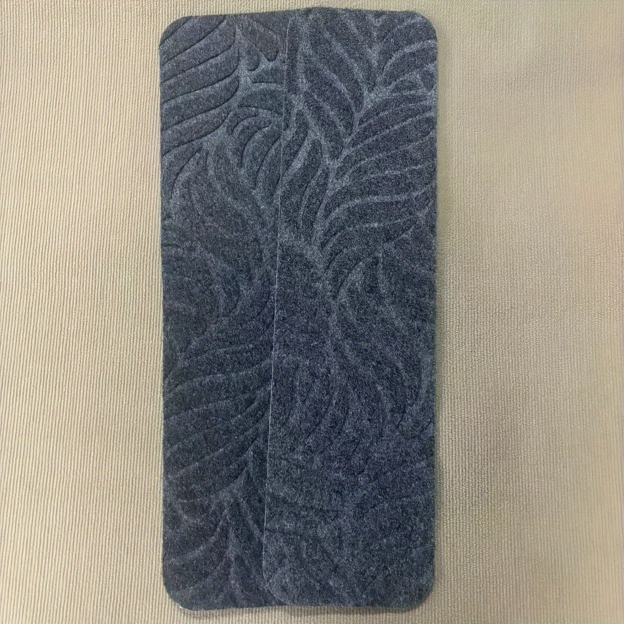 Stair Treads for Wooden Steps 15pcs 8"x30" Non-Slip Grey Pads with Self-Adhesive Backing, Peel And Stick Stair Treads, Premium Quality Polyester Washable Pads for Enhanced Indoor Stairs Safety