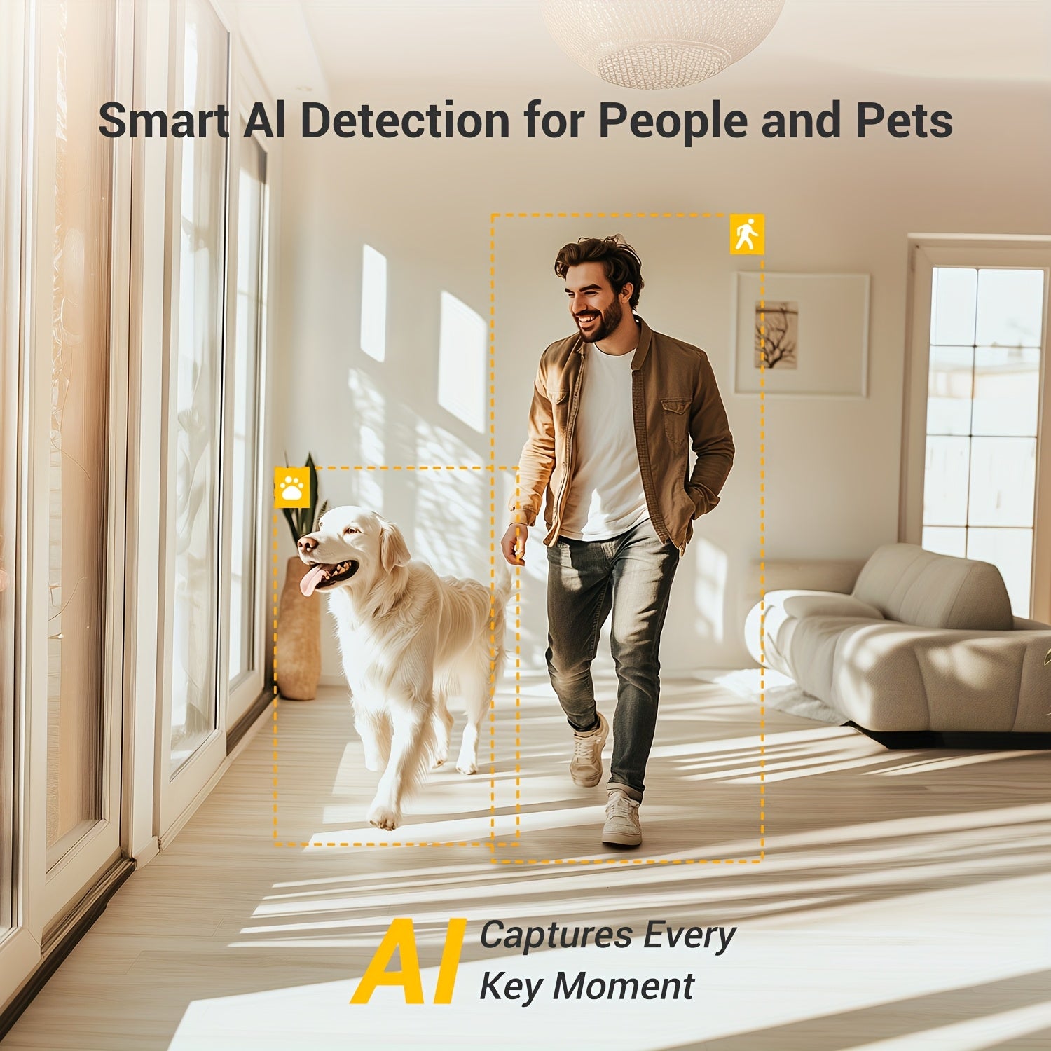 Cameras Security Wireless With 5G/2.4GHz WiFi, Indoor Security Camera, 2-Way Audio, 360°Pan &Tilt, Color Night Vision, Cloud Storage, Motion Tracking, Cameras Indoor Security Camera