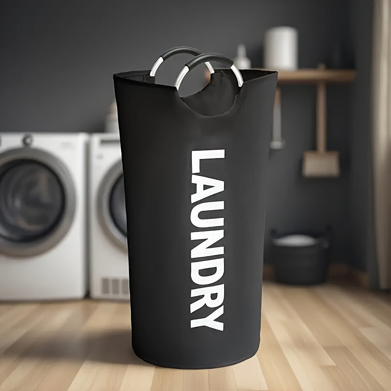 Large Size 25.1gal with Soft Padded Handle Laundry Basket - Foldable, Suitable for Multifunctional Storage In Bathrooms, Laundry Rooms, Balconies, And Dormitories, High-quality Laundry Basket, Laundry Baskets