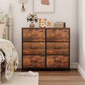 6-Drawer Dresser Wide Storage Chest of Drawers with Removable Fabric Bins - 3-Tier Bedroom Organizer for Closet Bedside Living Room Laundry Entryway Hallway Canada