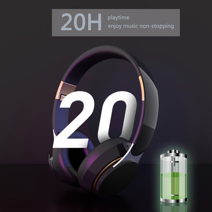 Wireless Over-Ear Headphones Bluetooth Foldable, Built-In Microphone, HD Sound Quality, Comfortable Padded Headset for School, PC, Tablet, TV & Travel – Black, Blue, White, Red, Green
