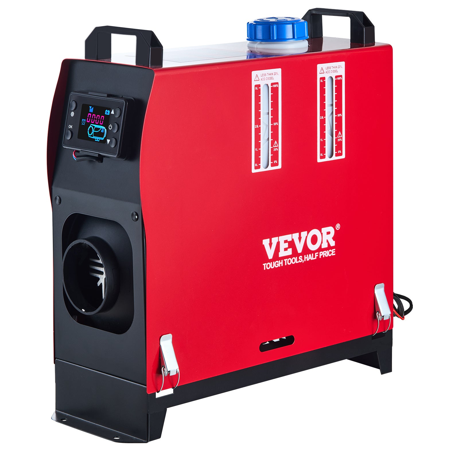 VEVOR Diesel Heater 12V Diesel Air Heater Muffler 8KW Diesel Heater with LCD for Car Trucks and Motor-Home