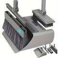 Extra-Long Broom and Dustpan Set with Floor Brush & Window Scraper – Multi-Functional Indoor/Outdoor Sweeping Kit for Tile, Hardwood, Kitchen & Pet Hair Daily Cleaning | ShopVora CA