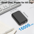 16000mAh Battery Pack for Heated Vest-5V/7.4V Rechargeable Power Bank with LED Display And DC/USB Output for Heated Jacket, Hoodie And Pants, Fast Charging Powerbank Compatible with iPhone iPad Samsung