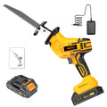 Lithium Electronics, Electric Cordless Saw, Cordless Saw Blade, Cordless Reciprocating Saw, Suitable for Home And Outdoor Use, Suitable for Electric Reciprocating Saw, Cutting Trees, PVC, Thin Wood Boards And Soft Metal Wood