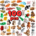 100 PCS Random Mini Fidget Toy Pack – Cute Mixed Animal & Creature Figures • 150+ Unique Models Available • New Styles Added Monthly • Fun for Kids & Adults • Party Favors, Classroom Rewards, Goodie Bags & Collecting