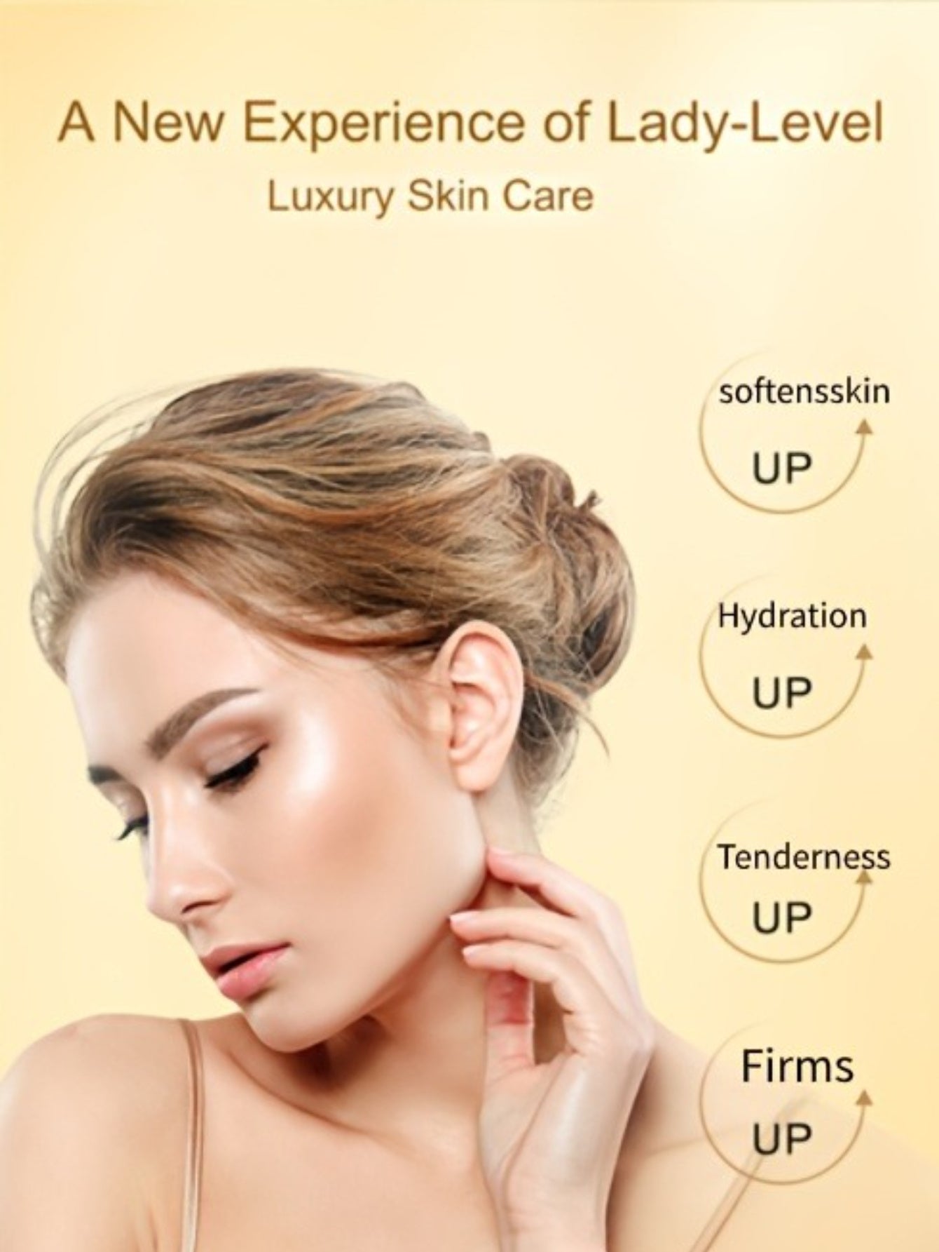 24K Gold Luxury Polypeptide Skincare Set – Day & Night Moisturizing & Firming Skin Care for All Skin Types, Non-Allergenic – Premium Christmas, New Year & Holiday Gift for Women
