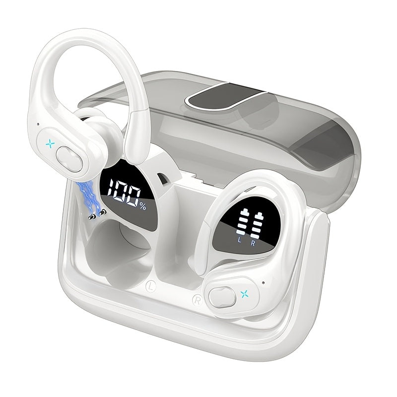 75H Sport Wireless Earbuds with Ear Hooks, ENC Noise Cancelling Mic, Stereo Deep Bass – Bluetooth Earphones for Workouts, Running, Gym & Outdoor Activities, Perfect Gift Canada