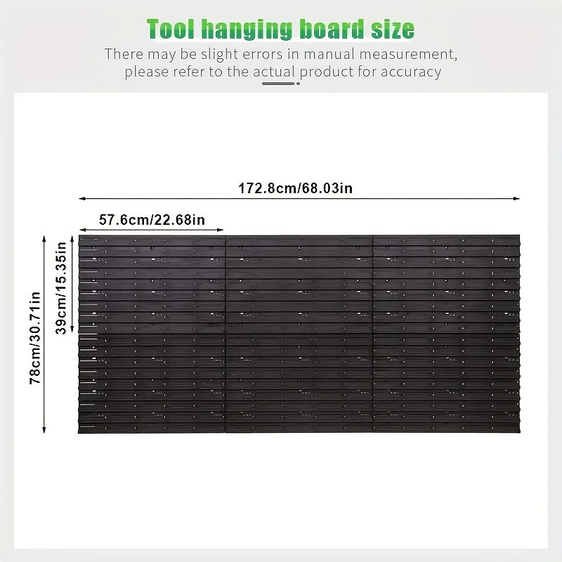 Complete Tool Organizer, Screwdriver, Wrench Storage Box, Garage Tool Rack, For Screws, Nuts, Nails, Beads And Small Hardware, To Install Garage Organizer And Storage, Father'S Day Gift, Suitable For Home, Garage And Studio