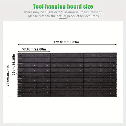 Screwdriver & Wrench Tool Organizer Set 30 39 49 98 Pcs – Storage Rack for Screws, Nuts, Nails & Small Hardware, Home Garage Workshop Studio, Father's Day Gift for Men