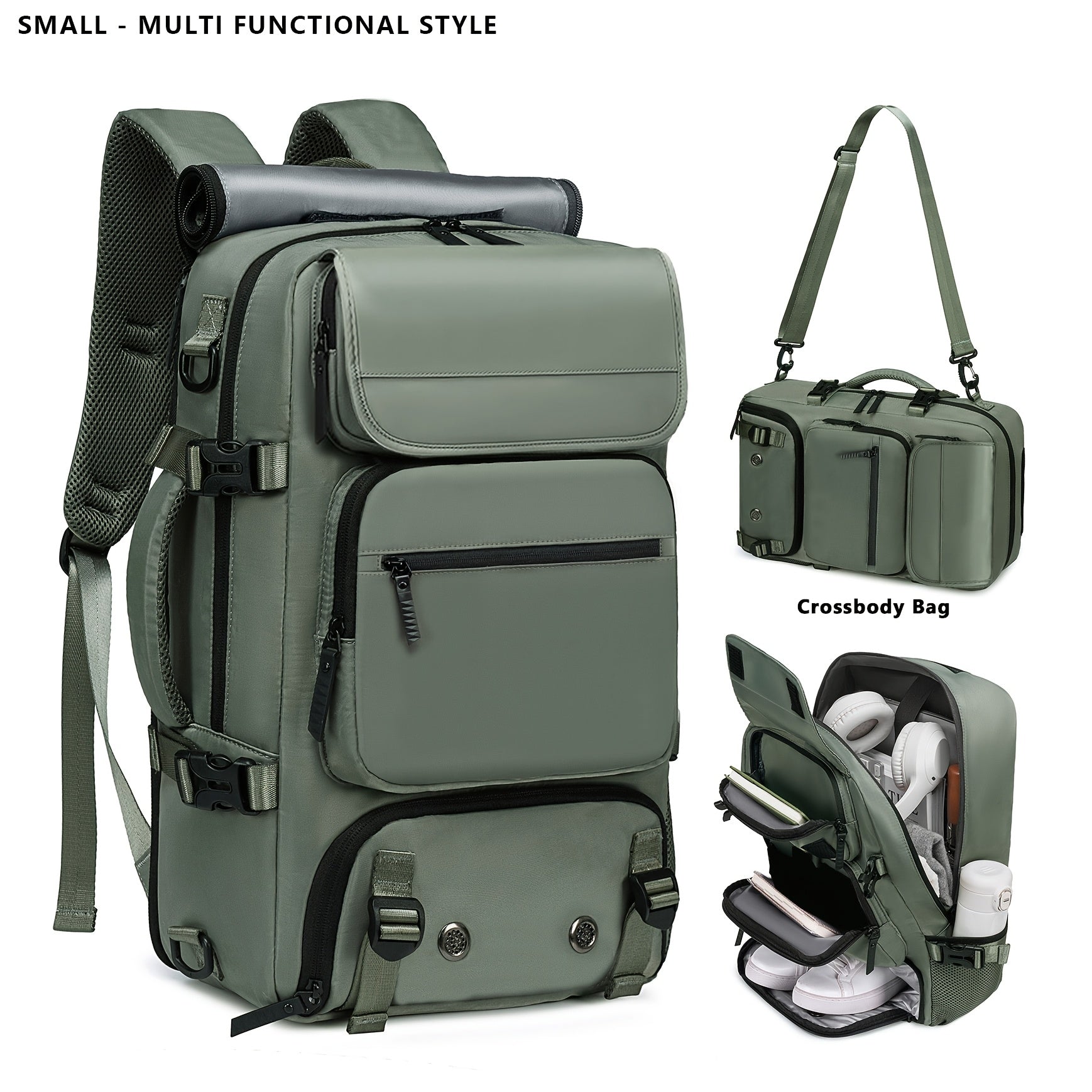 A Large-Capacity Unisex Casual Backpack, Portable Laptop Bag, Suitable for High School And Middle School Students, As Well As a Weekend Travel Backpack for College Students.