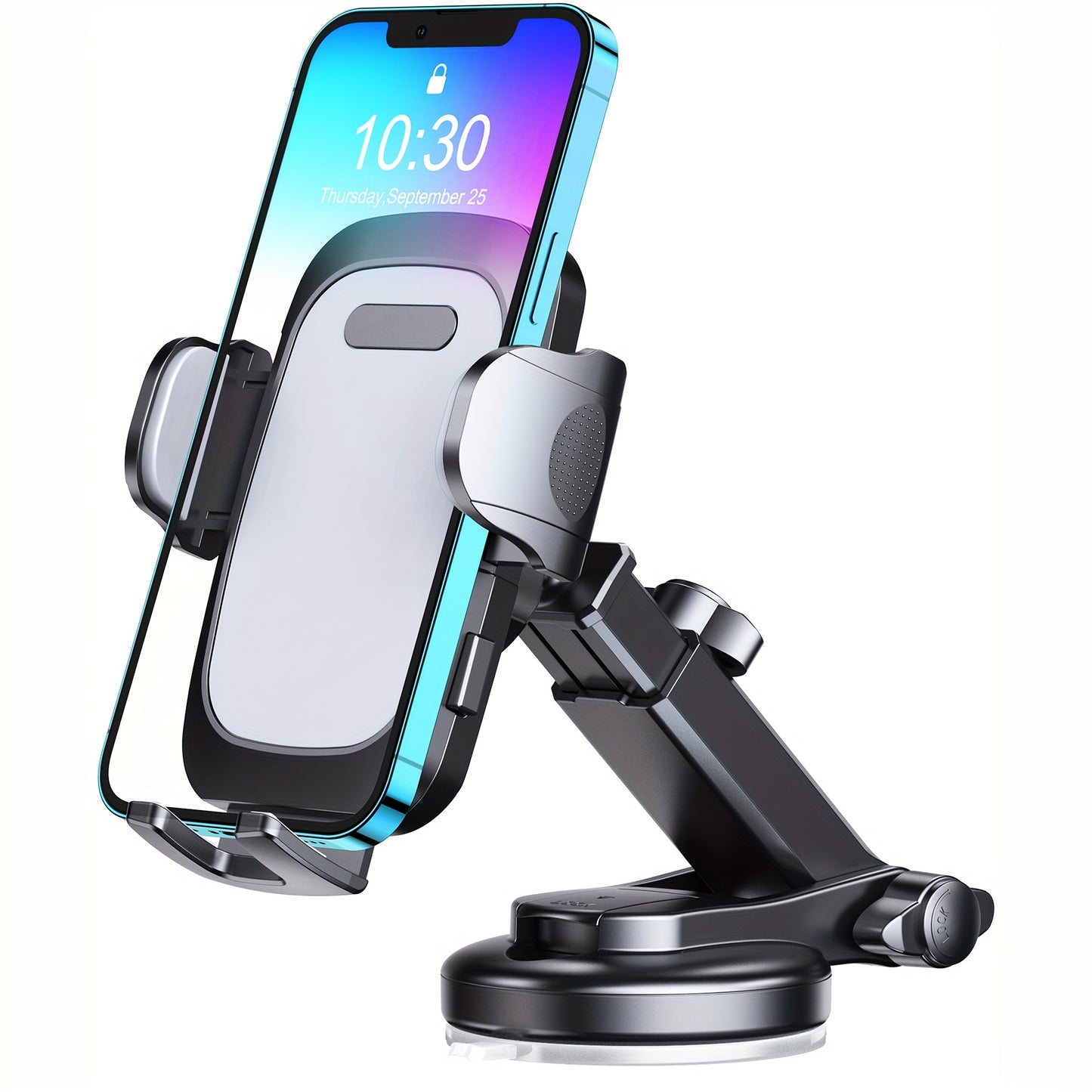 BABACOM Long Arm Car Phone Holder with Strong Suction Cup – 360° Rotating Extendable Dashboard Mount, One-Button Release, Anti-Slip Grip, Fits All 4"-7" Smartphones – Canada