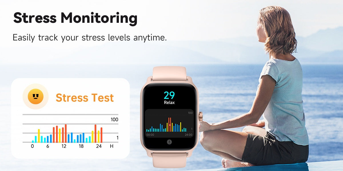 Mother'S Day Gift, FAWEIO Smartwatch For Women Men (Answer/Make Calls), 1.8" Full Touch HD Screen Smart Watch, Built-in Alexa, 100+ Sports Modes, WaterProof, Fitness Activity Tracker Pedometer, For IPhone & Android