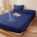 Waterproof Mattress Protector With Embossed Design, Non-Slip Thicken Mattress Cover-21-Inch Deep Pocket, Optional Pillow Covers, Can Be Used As A Standalone Fitted Sheet, Ideal For Twin/Full/XL/King Beds, Bedroom, And Hotel Mattress Protection