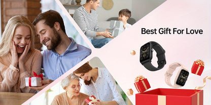 Smartwatch with Built-in Alexa, 1.8" HD Touch Screen, Answer & Make Calls, 100+ Sports Modes, Waterproof Fitness Tracker with Pedometer for iPhone & Android – Smart Watch for Women & Men