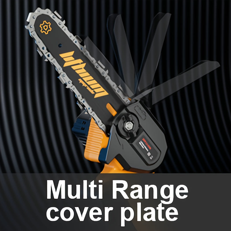 6-inch Mini Handheld Lithium Battery Saw, Compatible with 20-volt Batteries, Battery-powered Portable Pruning Chain Saw, Used for Tree Trimming And Wood Trimming In Gardens, Suitable for Fathers, Men, And As Holiday Gifts
