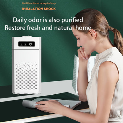 HEPA Air Purifier with Negative Ion Generator USB Powered – 51-150 m³/h Air Volume Odour & Dust Remover for Home Bedroom Office and Car Interior