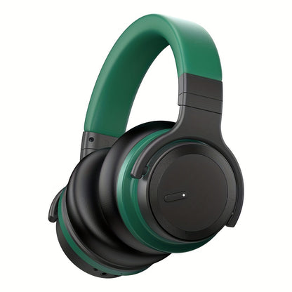 Over-Ear ANC Headphones 32dB Noise Cancelling – Wireless Bluetooth, 30H Playtime, Rich Bass, Built-in Mic, Memory Foam Ear Pads, Adjustable Headband – Black, Red, Blue, Green, Pink & Yellow