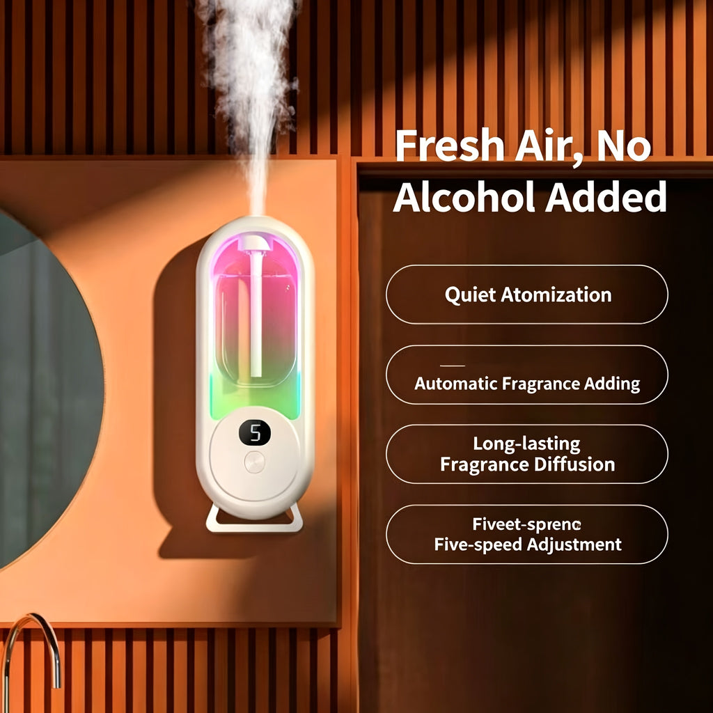 Four Bottles Of Essential Oil for AI Diffuser, 2026 Model, 5-level Timed Automatic Fragrance Function, 1-bottle/3-bottle Set Comes with A Machine, Refill Essential Oil, Five Fragrances, Star-rated Aroma, New Year's Gift, Good Companion