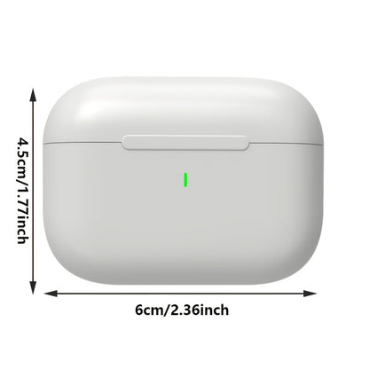 Single Ear Bluetooth Earbud 4g Lightweight – Bluetooth 6.0, 16H Total Battery Life, 10m Range, One-Touch Control, Comfortable All-Day Wear, Mono Wireless Headset for Calls & Music – White