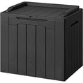 30 Gallon Lockable Outdoor Storage Box - Weatherproof Resin Deck Container with Flip-Top Lid, Brown Design for Patio, Package Delivery & Outdoor Organization, Outdoor Storage Solution Stylish Deck Container Durable Outdoor Box