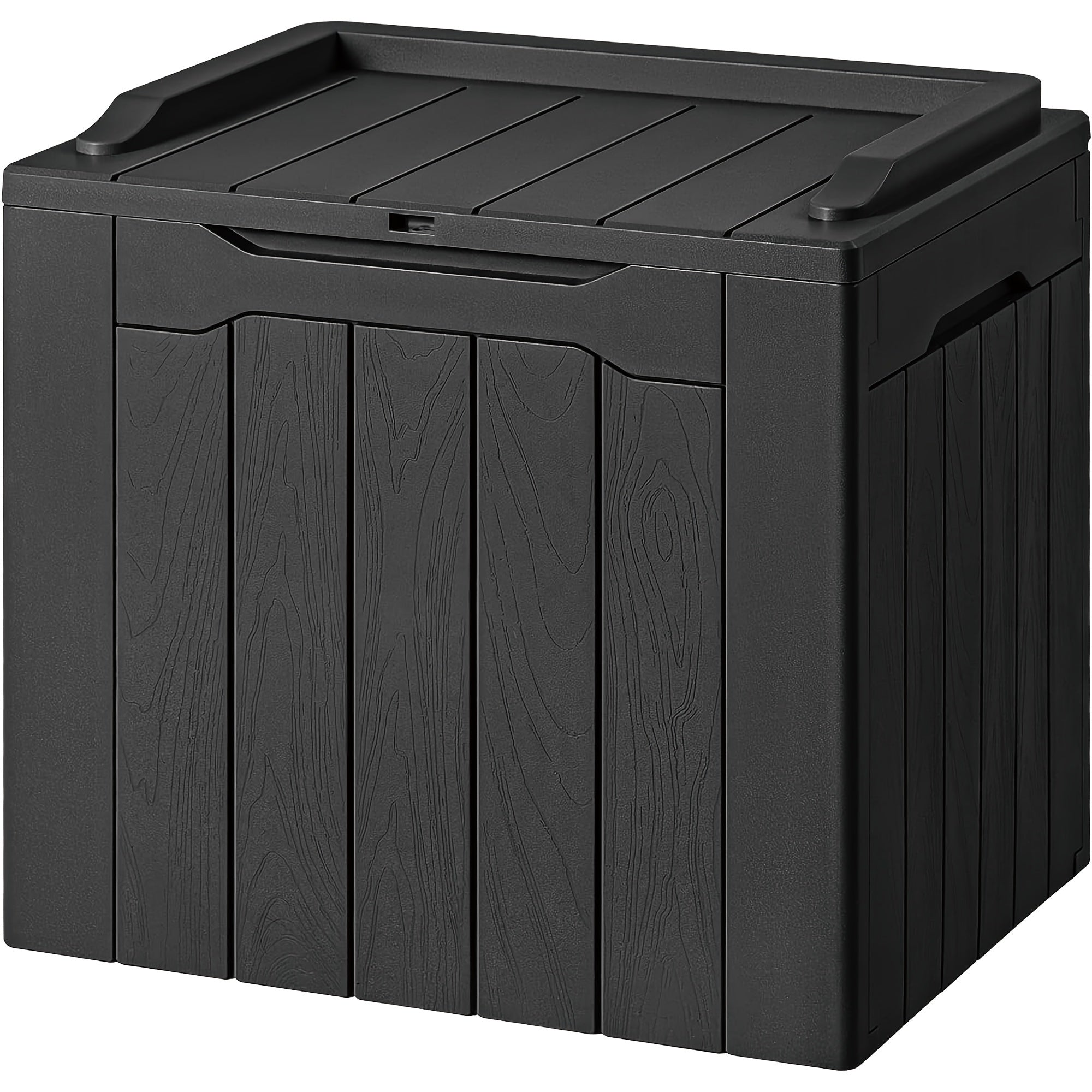 30 Gallon Lockable Outdoor Storage Box - Weatherproof Resin Deck Container with Flip-Top Lid, Brown Design for Patio, Package Delivery & Outdoor Organization, Outdoor Storage Solution Stylish Deck Container Durable Outdoor Box