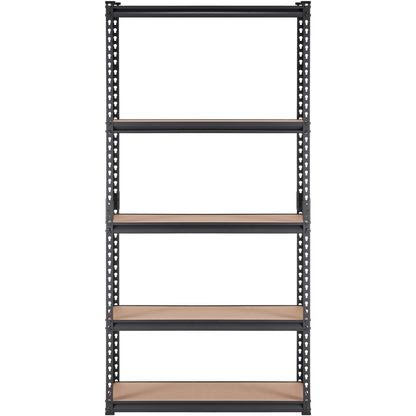 VEVOR 5-Tier Adjustable Storage Shelving Unit 2000 lbs – Heavy Duty Metal Garage Shelves, 2-in-1 Convertible Utility Rack, Rust-Proof SPCC Steel, 30"x12"x60" or 36"x18"x72", for Garage, Pantry, Basement & Laundry