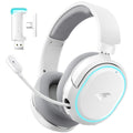 Picun Wireless Gaming Headset, 7.1 Surround Sound, 2.4Ghz USB Gaming Headphones Wireless 5.4, 100-Hr Noise Canceling Mic RGB Light, Wireless Headset for PC PS5 PS4. Birthday/Christmas Gifts for family, friends, and lovers.