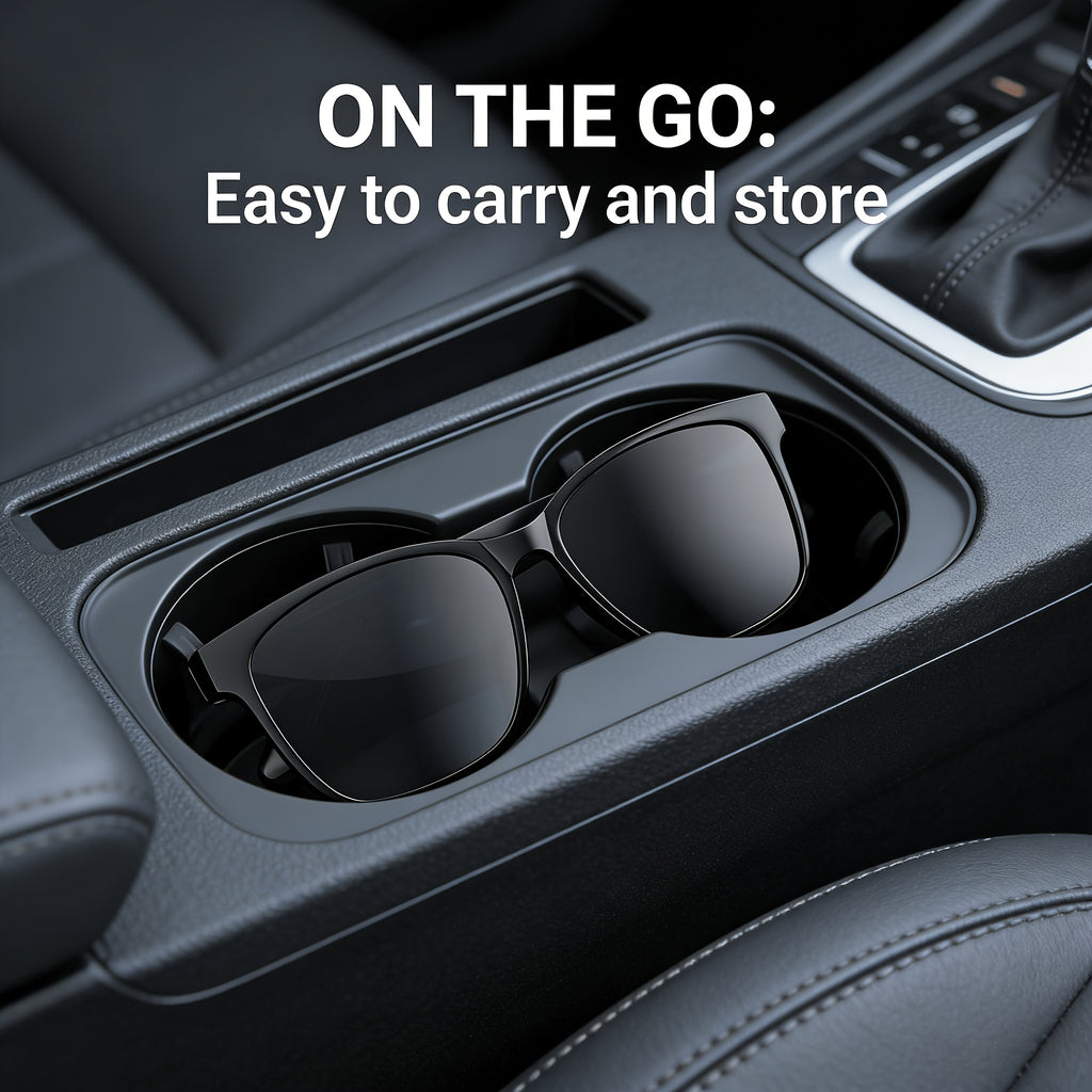 Smart Glasses, AI Smart Translation Glasses, Support 140+ Languages Real-time Translation(New Upgrade: Premium Translation Functions Usable No Subscription Needed).Fit For Office, Travel & Daily Wear.Adopt Photochromic Lenses, Auto Turn Gray