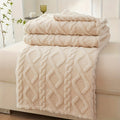 1pc Oversized Blanket 80 * 90in, Nap Blanket Air Conditioning Blanket Sofa Cover Blanket Office Outdoor Camping Gift Blanket Bed Blanket Bedroom Room Decoration, Suitable for All Seasons