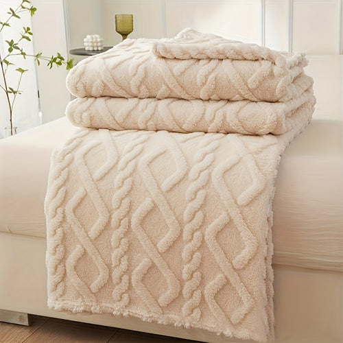 Oversized Throw Blanket for Sofa Bed Couch – Soft All-Season Nap Blanket for Home Office Camping, Small Throw Twin Queen, Khaki Green Gray Blue Pink Purple