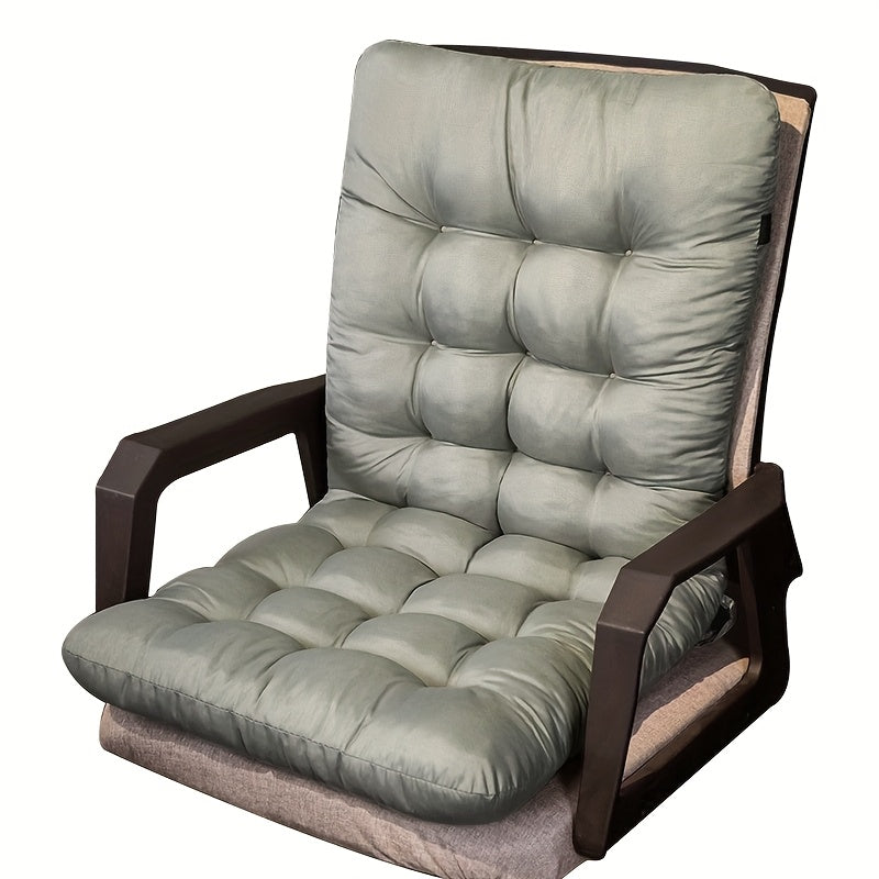 1pc Rocking Chair Cushion with Ties, Overstuffed Seat Back Cushion Pad Lounge Chair Cushions Patio Outdoor Chair Pad Bench Cushion