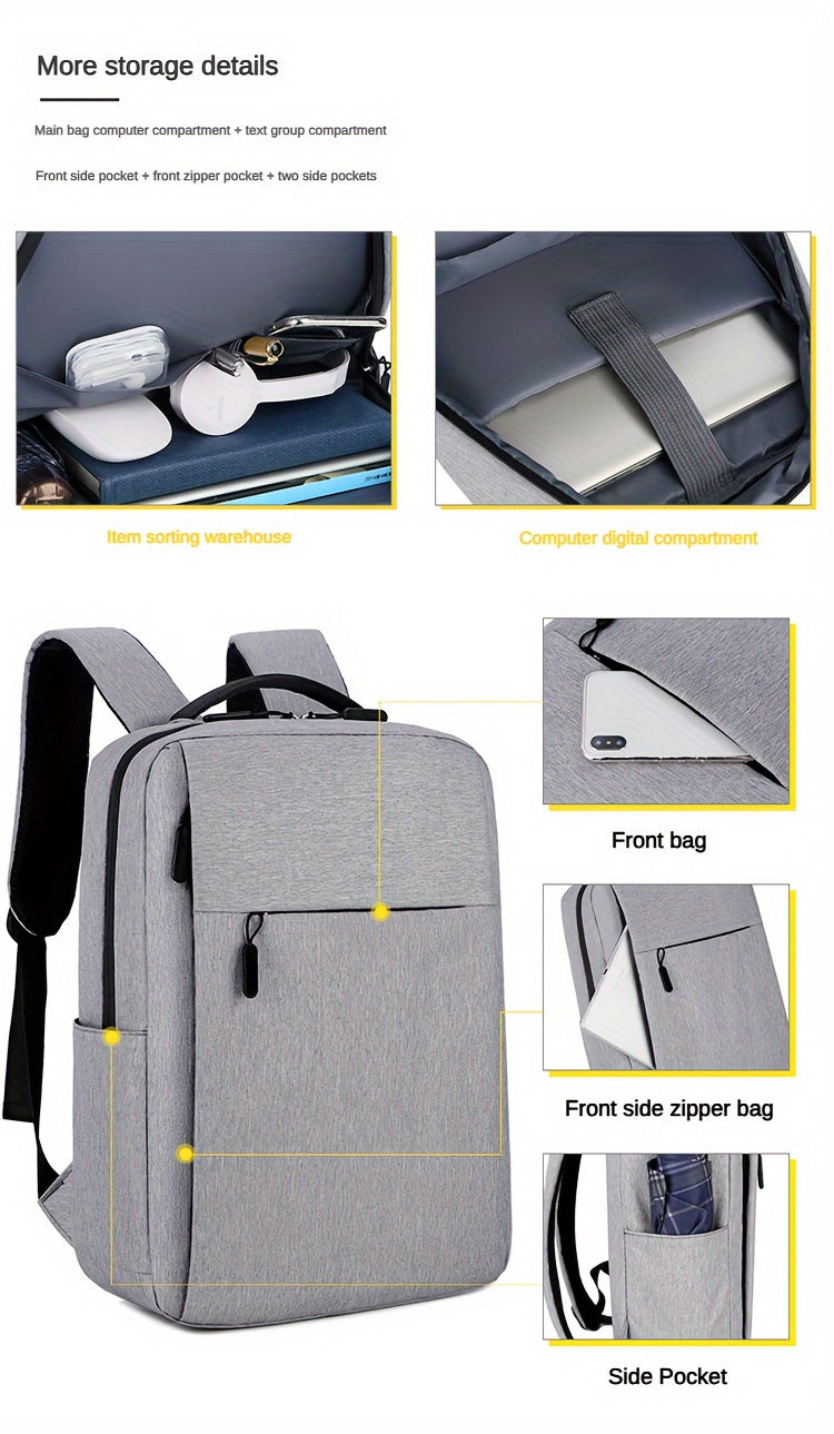 1pc Travel Laptop Storage Backpack, Durable Large Capacity Business Backpack for Valentine'S Day Gifts, Birthday Gifts And Christmas Gifts
