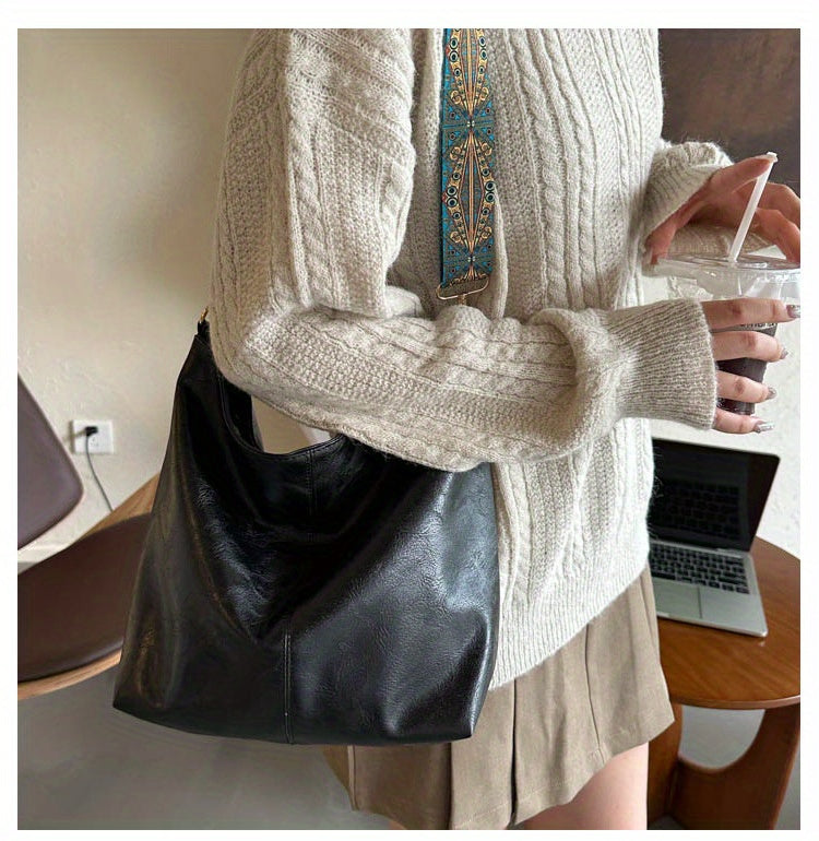 Bohemian Geometric Strap Hobo Bag – Large Capacity Ethnic Crossbody Shoulder Bag for Women | Retro Boho Style Everyday Purse | 9 Colours | Best Birthday, Christmas & Valentine's Day Gift