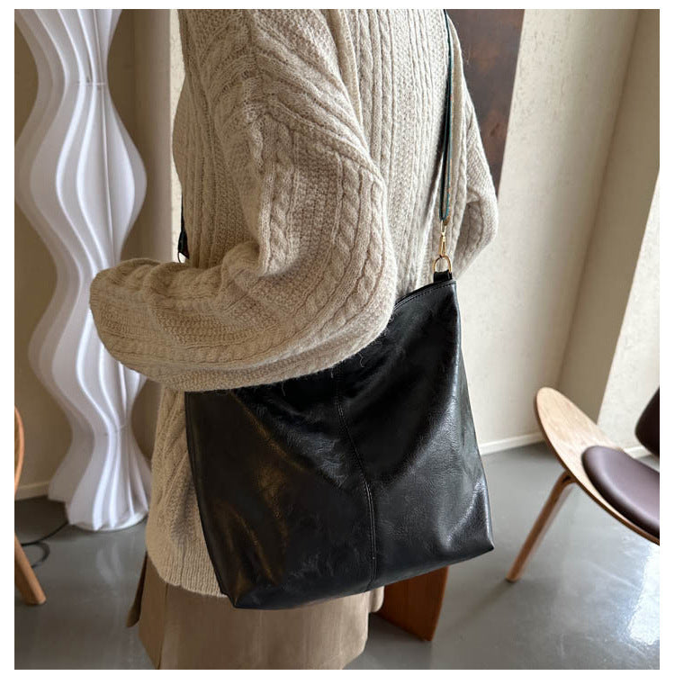 1pc Bohemian Geometric Strap Hobo Bag, Large Capacity Ethnic Crossbody Bag, Women'S Retro Style Shoulder Bag for Best Birthday Gifts, Christmas And Valentine'S Day Gifts