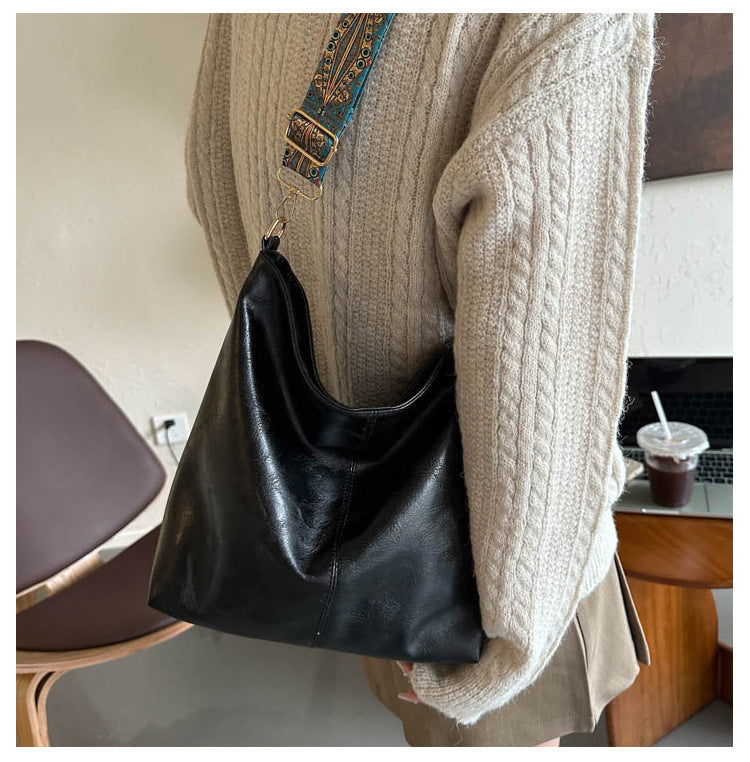 Bohemian Geometric Strap Hobo Bag – Large Capacity Ethnic Crossbody Shoulder Bag for Women | Retro Boho Style Everyday Purse | 9 Colours | Best Birthday, Christmas & Valentine's Day Gift