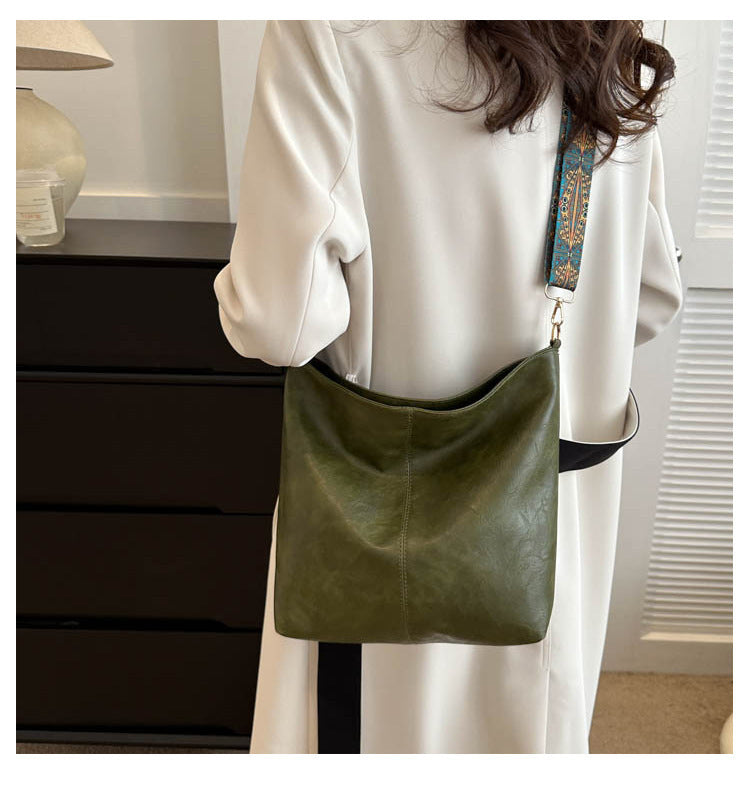 1pc Bohemian Geometric Strap Hobo Bag, Large Capacity Ethnic Crossbody Bag, Women'S Retro Style Shoulder Bag for Best Birthday Gifts, Christmas And Valentine'S Day Gifts