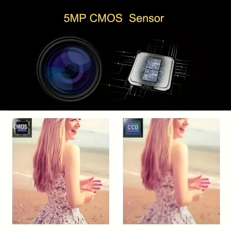 Latest 270° LED Flip Screen Digital Camera | Camera for Photography (cameras, Camaras Fotograficas): 16x Zoom, 1080P Full HD, 2.7" Display, HD Wide Angle Lens. Perfect for Outdoor Shooting, One-Touch Photo Upload to Phone, 2-in-1 Camera & Camcorder