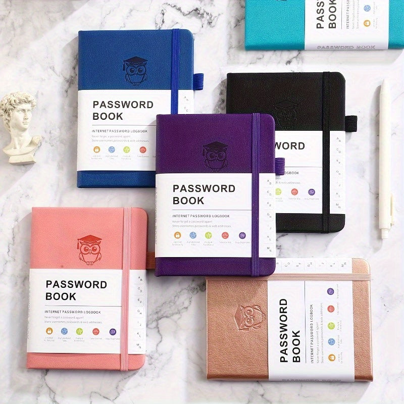 Budget-Friendly 1pc Pocket-Sized Password Book, A6 Paper Size Internet Password Log Diary with Letter Labels, Website Login Address Manager for Seniors
