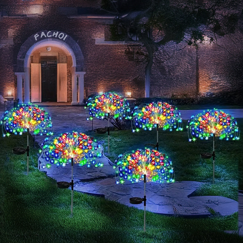 Solar Firework Garden Lights Outdoor 90/280/420/520 LED, 8 Lighting Modes Smart Sensor Switch, Multicolor Waterproof Solar Lights for Garden, Patio, Pathway, Party & Wedding Canada