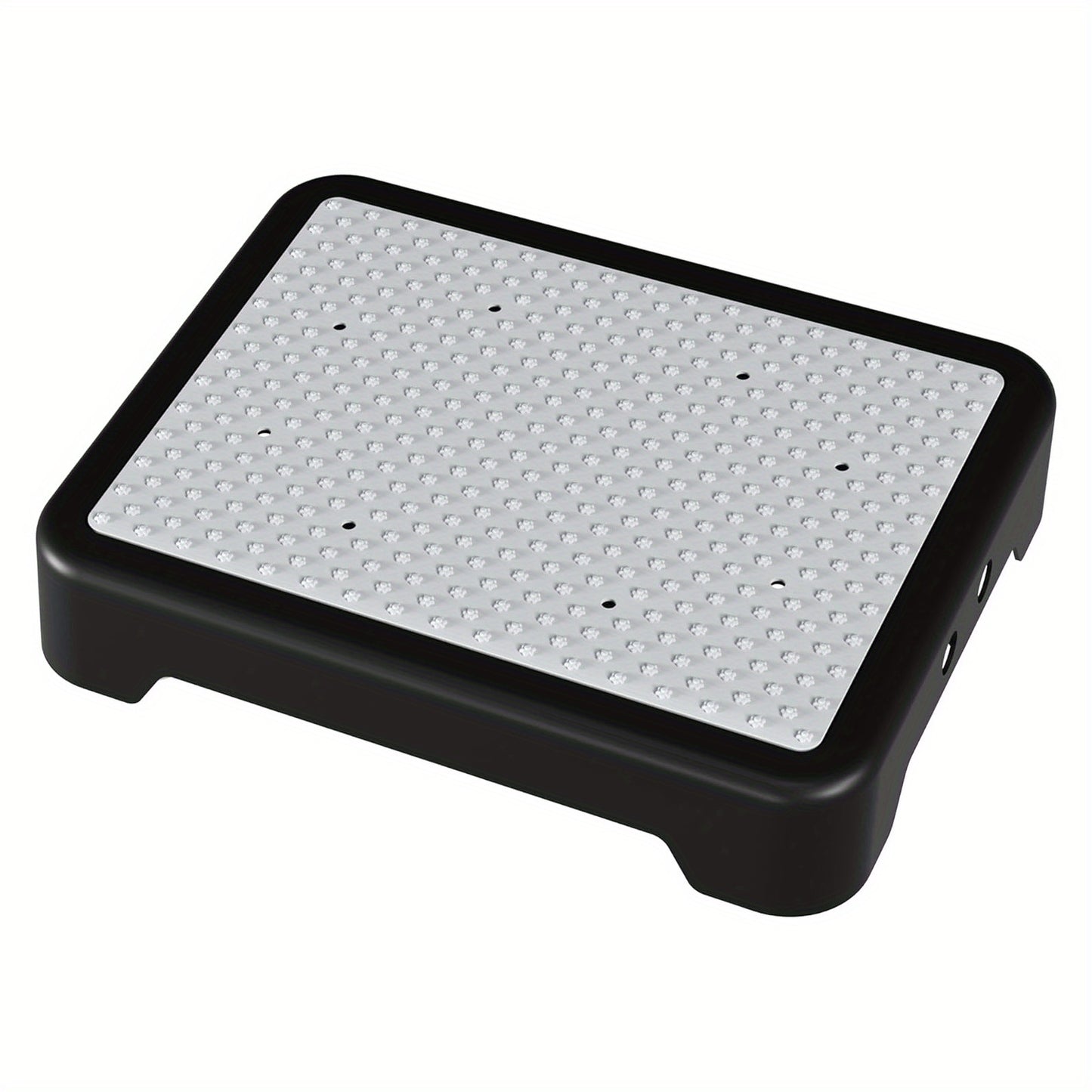 Non-Slip Step Stool with Adjustable Height & Anti-Slip Rubber Mat – 550 lb Capacity, Portable Polypropylene Mobility Aid for Elderly, Bathroom, Bed, Car, Stairs & Doorways | Indoor Outdoor Use