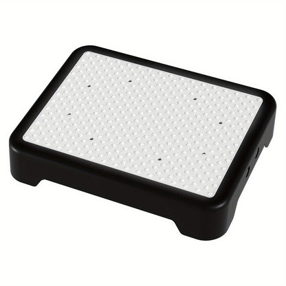 Non-Slip Step Stool with Adjustable Height & Anti-Slip Rubber Mat – 550 lb Capacity, Portable Polypropylene Mobility Aid for Elderly, Bathroom, Bed, Car, Stairs & Doorways | Indoor Outdoor Use