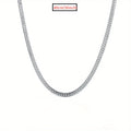 925 Sterling Silver Snake Chain Necklace, 2mm Snake Bone Men's Fashion Necklace