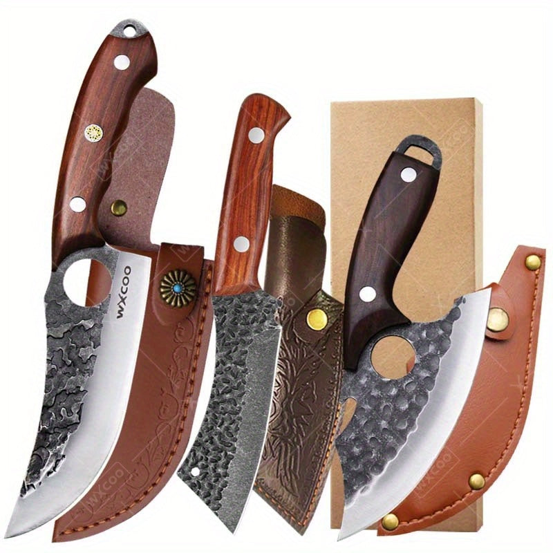 6/3pcs, Kitchen Chef Knife Knives for Men Mini Knife Cheese Pizza Small Pocket Knife Stainless Steel Boning Knife Barbecue Knife Utility Knife Professional Unique Knives for Kitchen Convenience Kitchen Accessories Kitchen Accessories