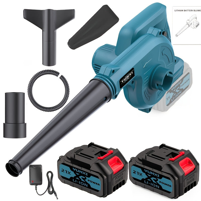 Wireless Handheld Leaf Blower Cordless Lightweight Electric Blower for Lawn, Yard & Garden – Portable Battery-Powered Compact Leaf Blower with Accessory Kits, Single or Dual Battery Options for Fast Outdoor Cleanup