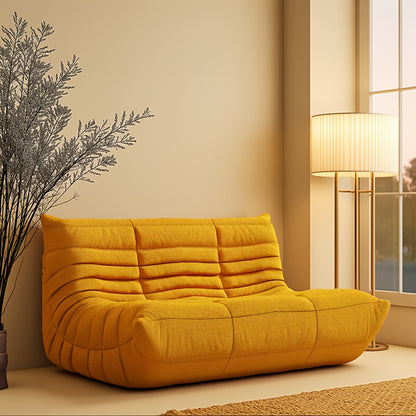Floor Lazy Sofa Chair with Compressed Sponge Filling – Modular Corner Lounge Seat for Living Room, Bedroom & Office | Single, Double & Three-Seater